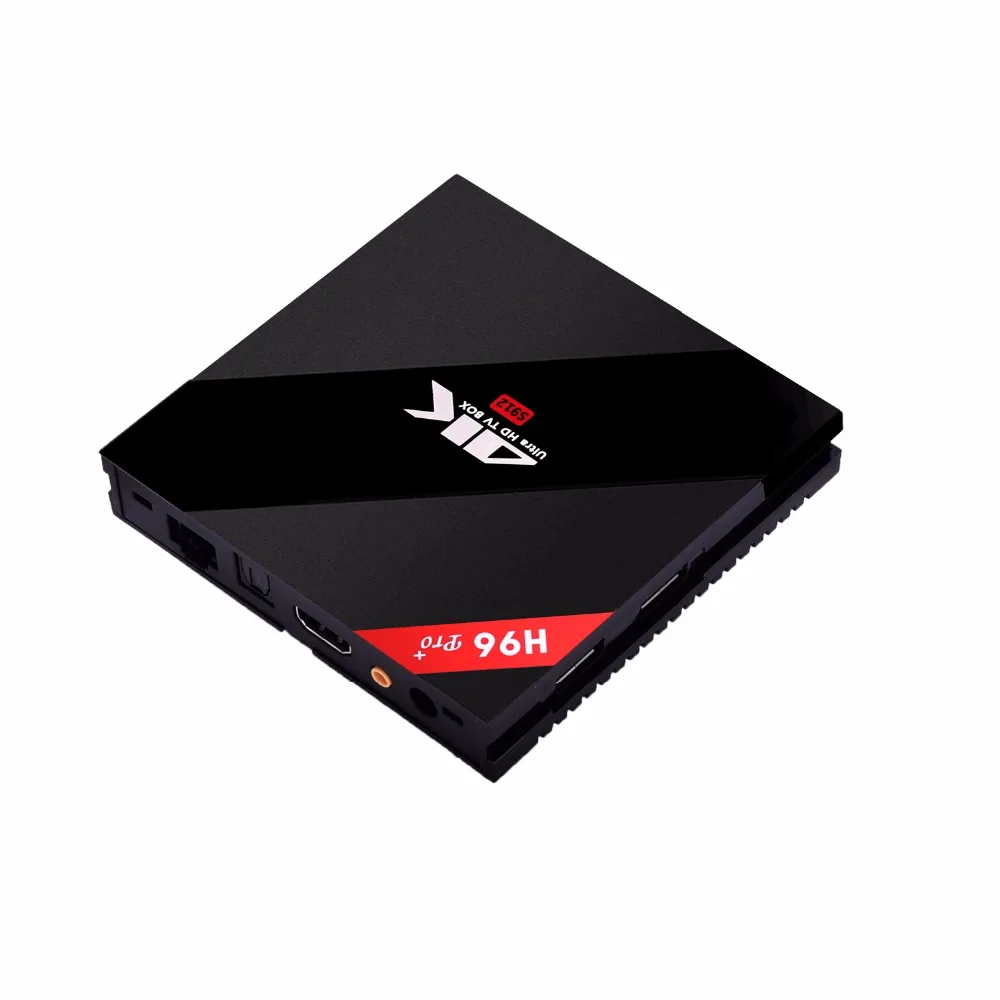 H96 Pro+ андроид тв приставка Android 7.1 Kodi17.3 TV Box 2/3GB RAM 16/32G ROM Amlogic S912 Octa Core 64bit 2.4 г/5 г