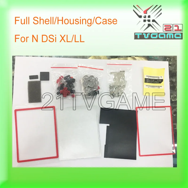 Полный корпус чехол для nintendo DS i XL, игра Spair части оболочки/чехол для D Si LL цвет черный, белый, синий, желтый, зеленый, красный