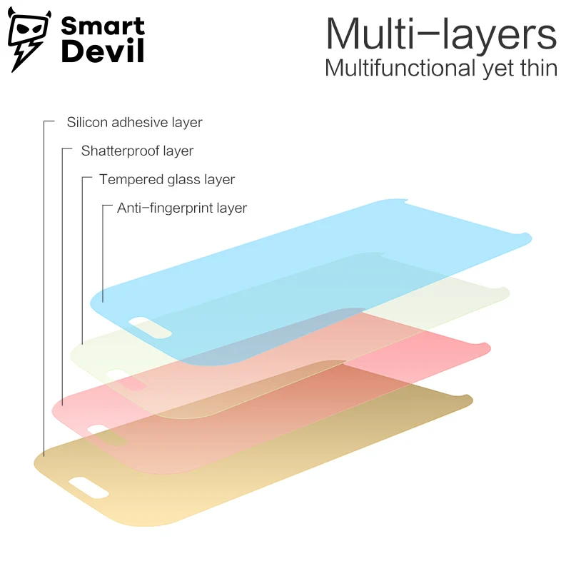 Защитная пленка SmartDevil 2.5D 9H для Samsung Galaxy S4 мобильный телефон закаленное стекло