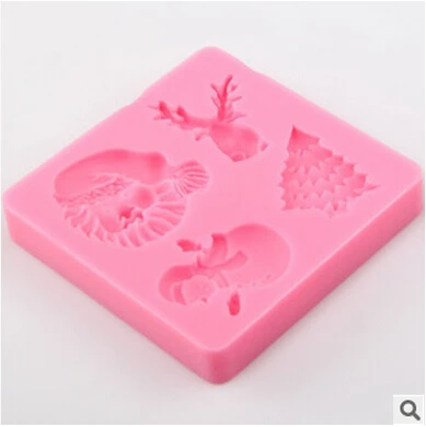 

Mold Fondant Cake Decoration Mold Chocolate Mold Snowman/tree Chocolate Silicon New Style Large Wholesale Hot Sale Christmas 001