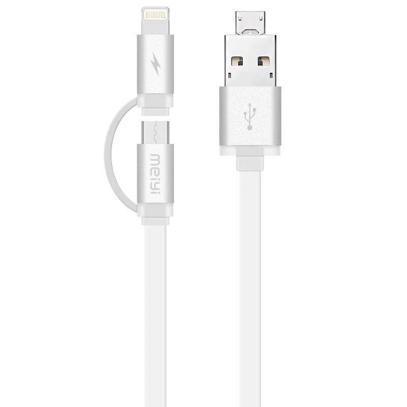 Meiyi 1 м металлическая вилка OTG USB кабель для iPhone 8 7 6 6s Plus 5S 5 iPad mini подходит IOS 10 9 Pin