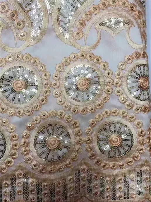 Белый дизайн кружево Джордж 2017 блестящая африканская кружевная ткань с вышивкой