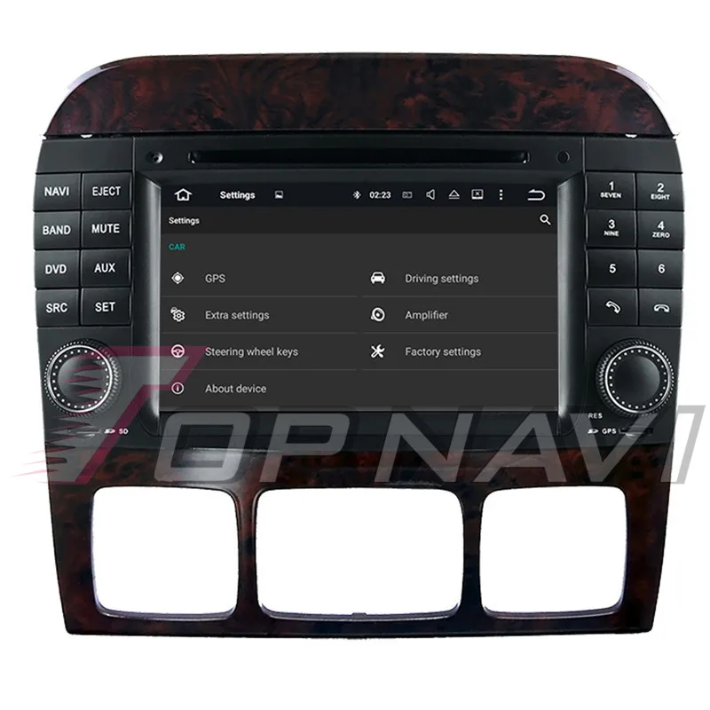 Автомагнитолы 7 "Android 8 0 Octa Core стерео для Benz S W220 (1999 2000 2001 2002 2003 2004 2005 2006) topnavi DVD gps