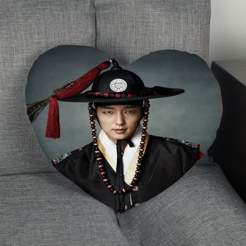 Kpop чехол для подушки LEE JOON GI в форме сердца на заказ молнии Просто без сердечника