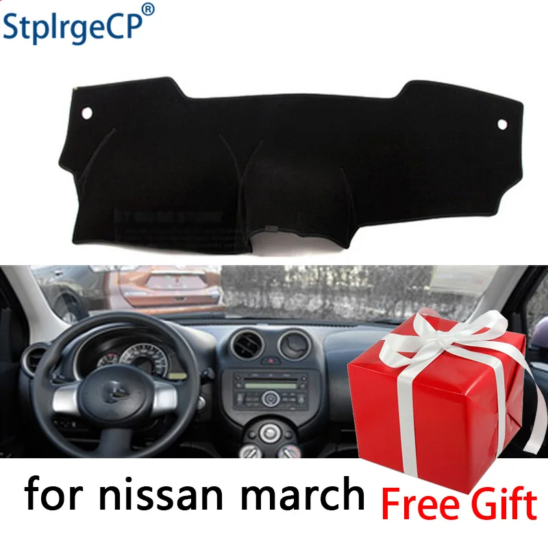 Для Nissan MARCH Micra K13 2010 2016 коврик для приборной панели защитный тент подушка накладка
