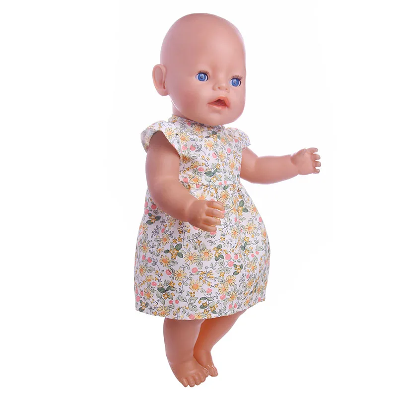 Кукольные Платья маленькие цветочные платье Одежда для кукол одежда