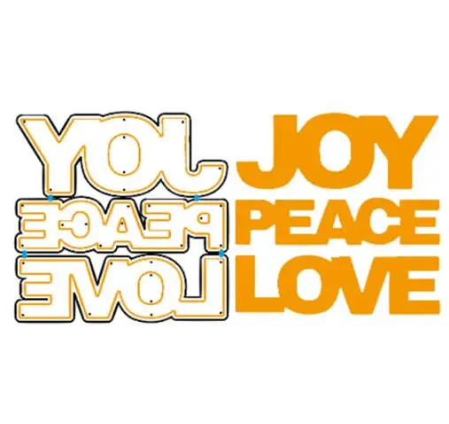 Слова Joy Peace Love металлические режущие трафареты для DIY скрапбукинга декоративные