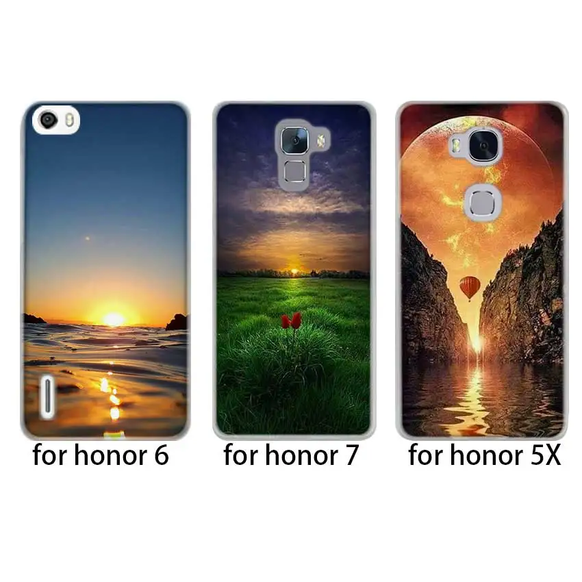 Чехол для Huawei Honor 30 20 10 9 9X Lite 7a Pro 30s 10i 9a 8a 8X с изображением чудеса природы |