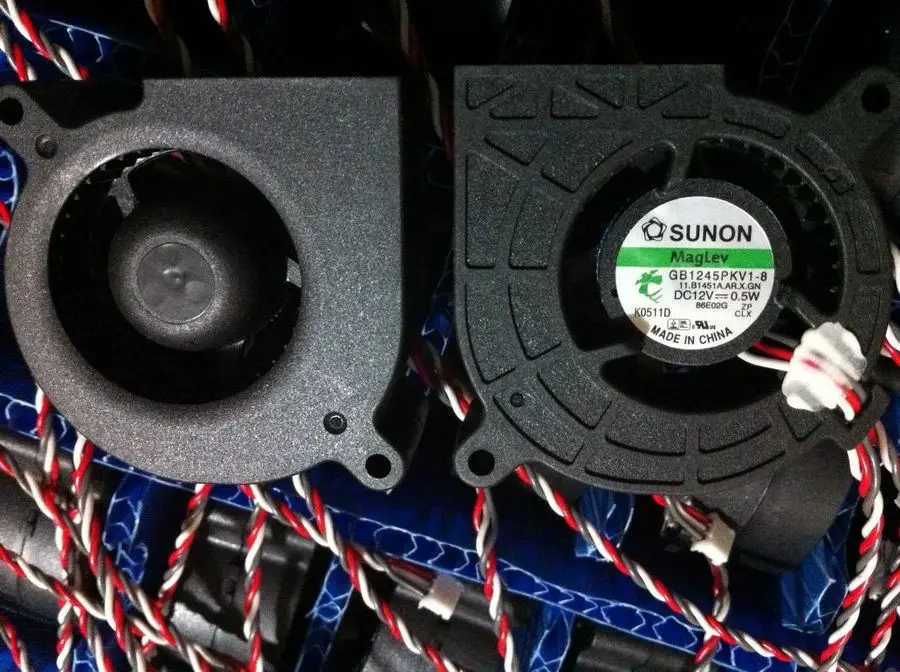 Оригинальный вентилятор для вентилятора Sunon turbofan GB1245PKV1 8 12 В 0 5 Вт охлаждающий