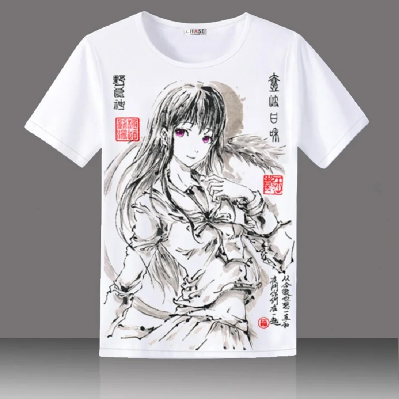 Высокое качество Q унисекс аниме Noragami футболка ARAGOTO Ято Iki Hiyori Yukine Норы из хлопка