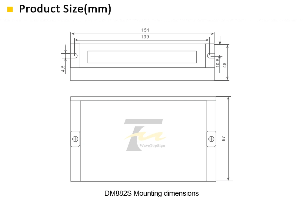 Leadshine 2-фазный шаговый мотор драйвер DM882S Вход Напряжение 36-80VDC ток 2,7-8.2A