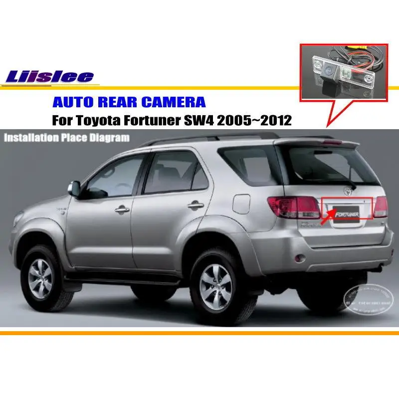 Автомобильная камера заднего вида для Toyota Fortuner SW4 2005 ~ 2012 парковочная HD CCD RCA NTST PAL