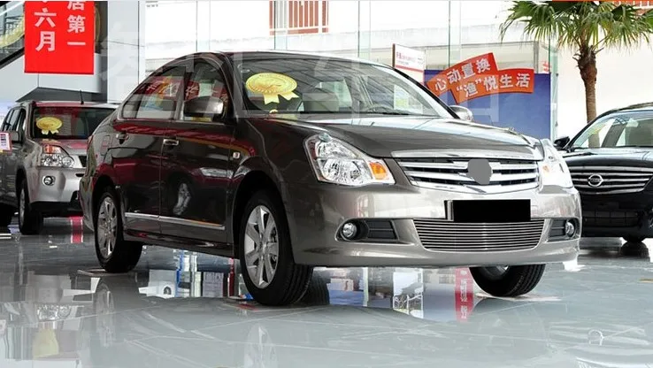 Алюминиевая передняя Центральная решетка для Nissan SYLPHY Almera 2009-11 1 шт. | Автомобили и