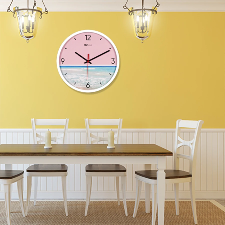 Бесшумные настенные часы домашние современные цифровые 3d тайные виниловые