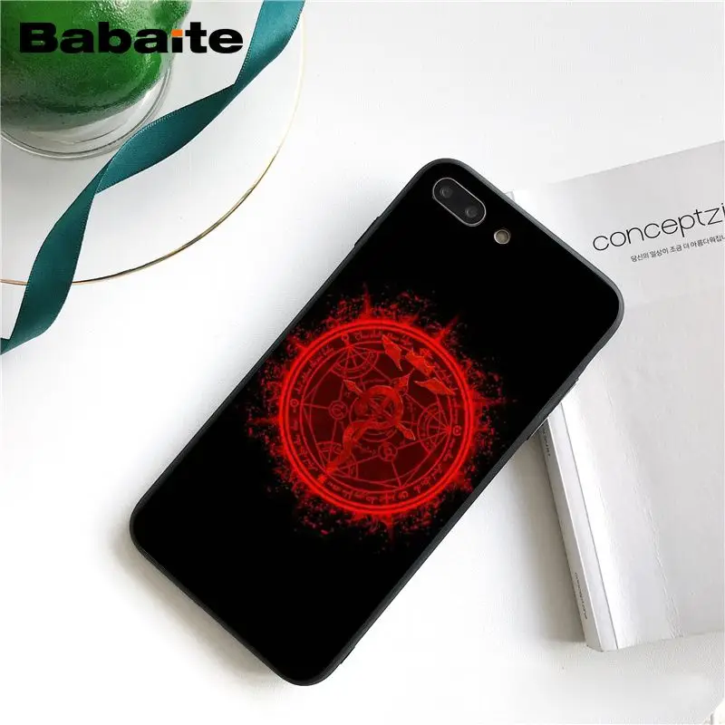 Babaite металлический чехол для телефона аниме «Братья алхимиков» для iphone 11 Pro 11Pro Max X XS MAX 6 6S 7 7plus 8 8Plus 5 5S XR