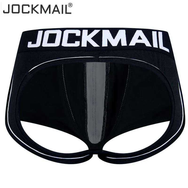 JOCKMAIL Sexy Men Underwear BOTTOMLESS BOXER men thong G-strings tanga ...