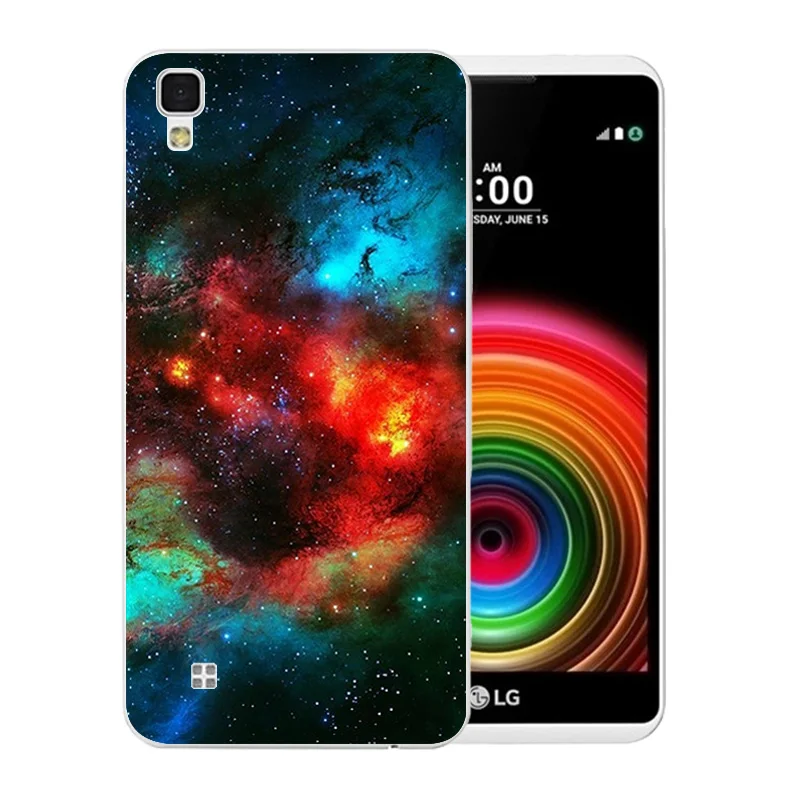 For LG X Power Back Cover Luxury Funda for K220ds K220y Ls755 Coque Starry Sky Pattern Lg Slim Phone Case |