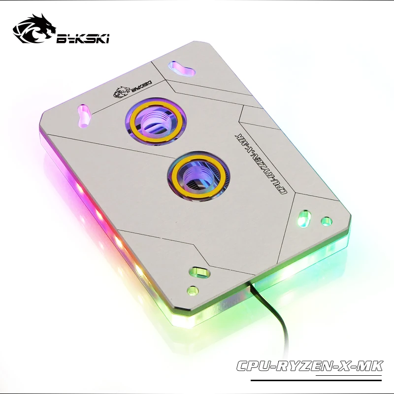 Блок водяного охлаждения для ЦП Bykski 5 В 3pin Symphony AURA Поддержка AM3/AM3 +/AM4