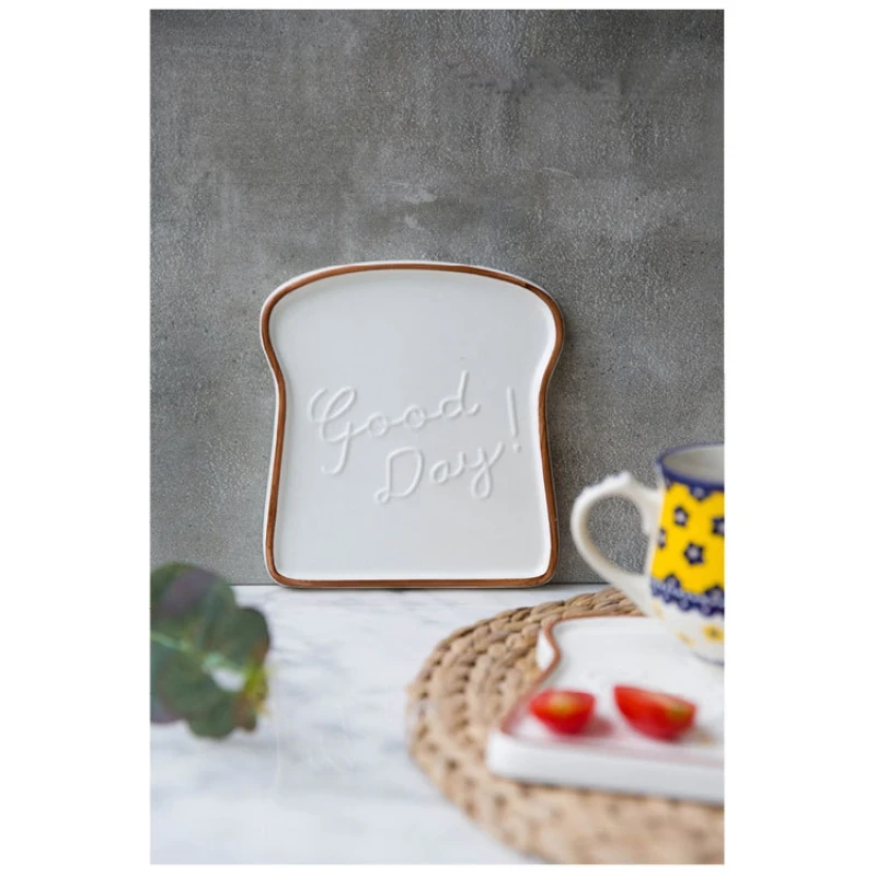 Керамическая тарелка для ужина фруктов фарфоровая форма тоста ассиетт плоский