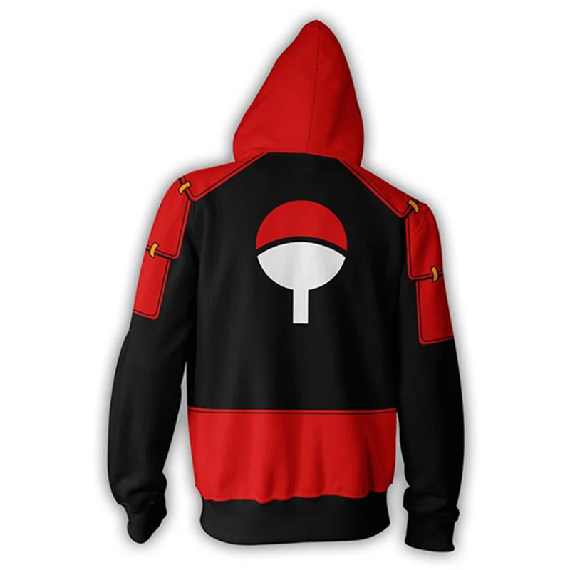 Japan Anime Cosplay 3D printing Hoodies Men Zipper Uzumaki Naruto Clothing Print Sweatshirt Popular Hoody Streetwear Jacket |