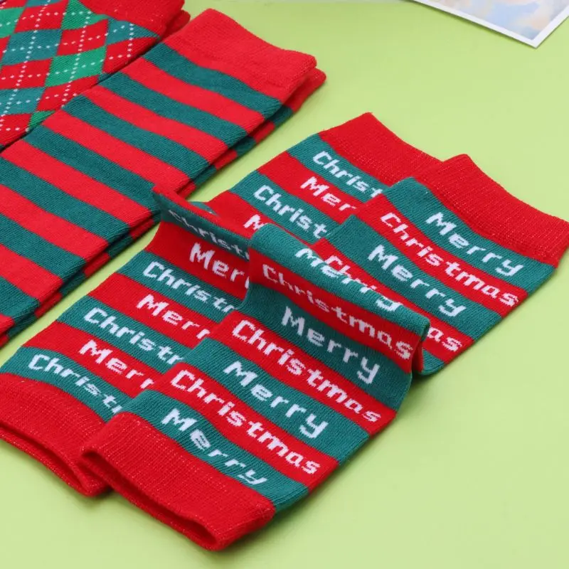 

Christmas Leg Warmers Girl Boy Girl Cotton Stripe Wave Point Leggings 14 Colors Baby Crawling Socks