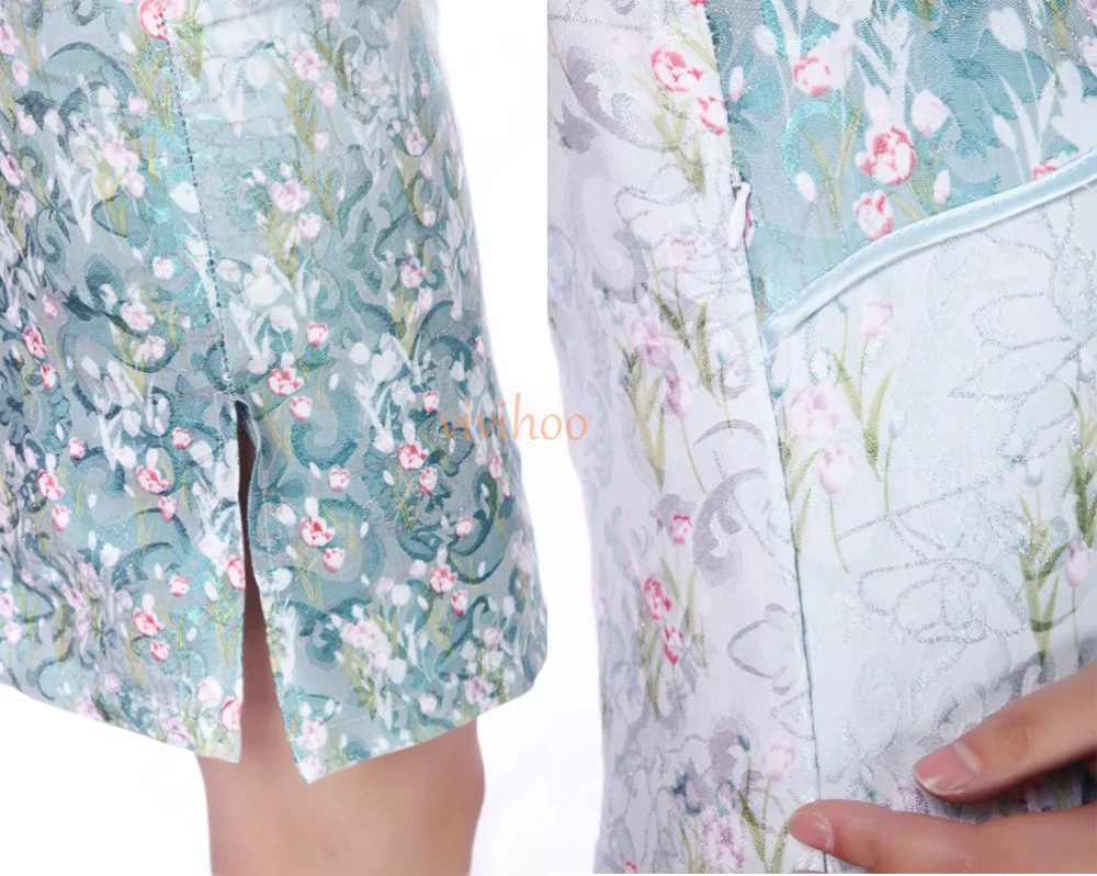 Оптовая продажа 2014 новая короткая Ципао модная винтажная тонкая сексуальная