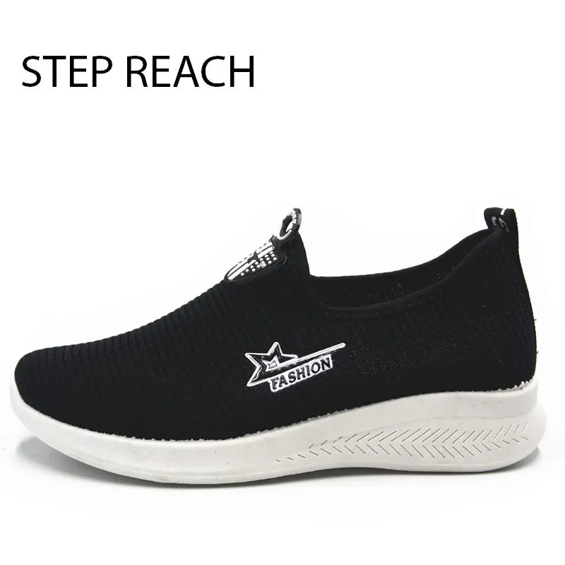 Stepreach Брендовая обувь женская на плоской подошве женские Chaussures Femme Sapato Feminino tenis