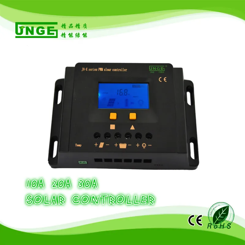 JNGE Power 10 30A 12 В/24/48 в режимы авто pwm Контроллер заряда солнечной батареи с RS232 RJ45
