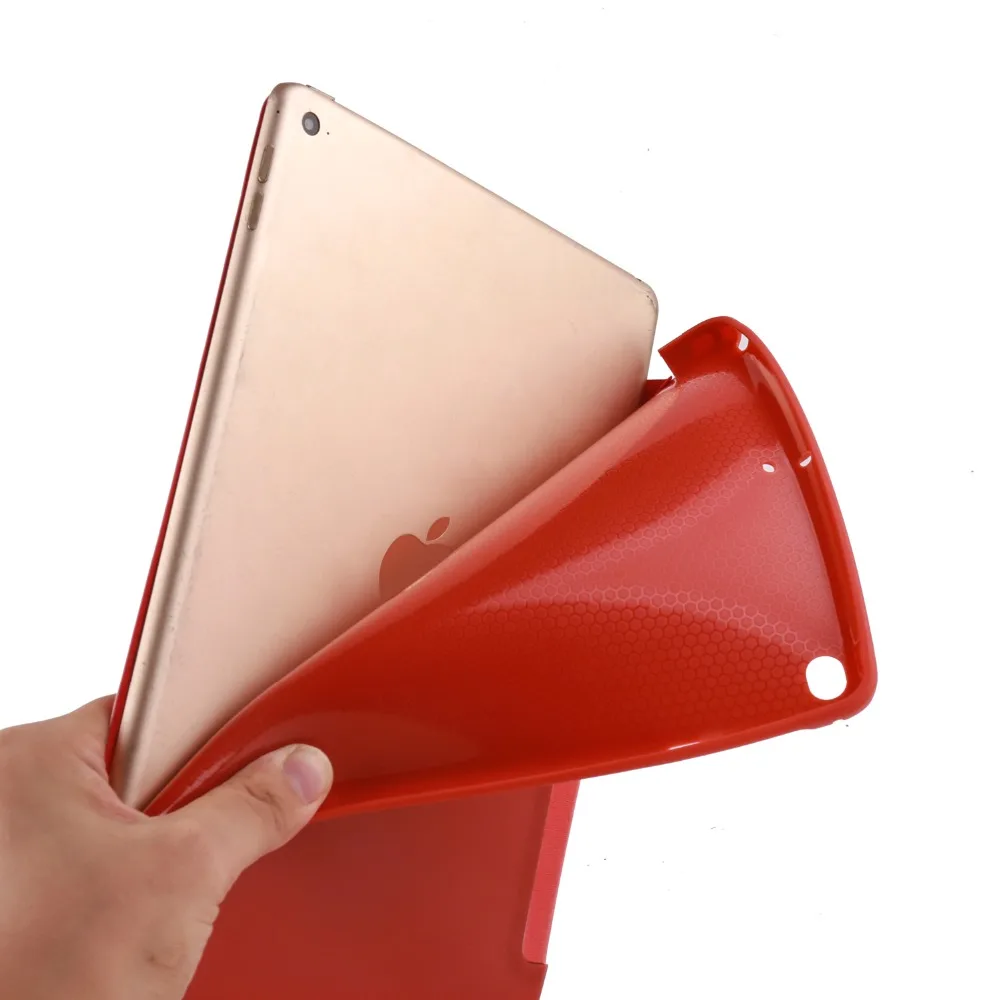 YCJOYZW-чехол для Apple, iPad 9,7 дюймов / для iPad Air 1/Air 2. Чехол из искусственной кожи+ Мягкий силиконовый чехол из ТПУ полная защита для угла