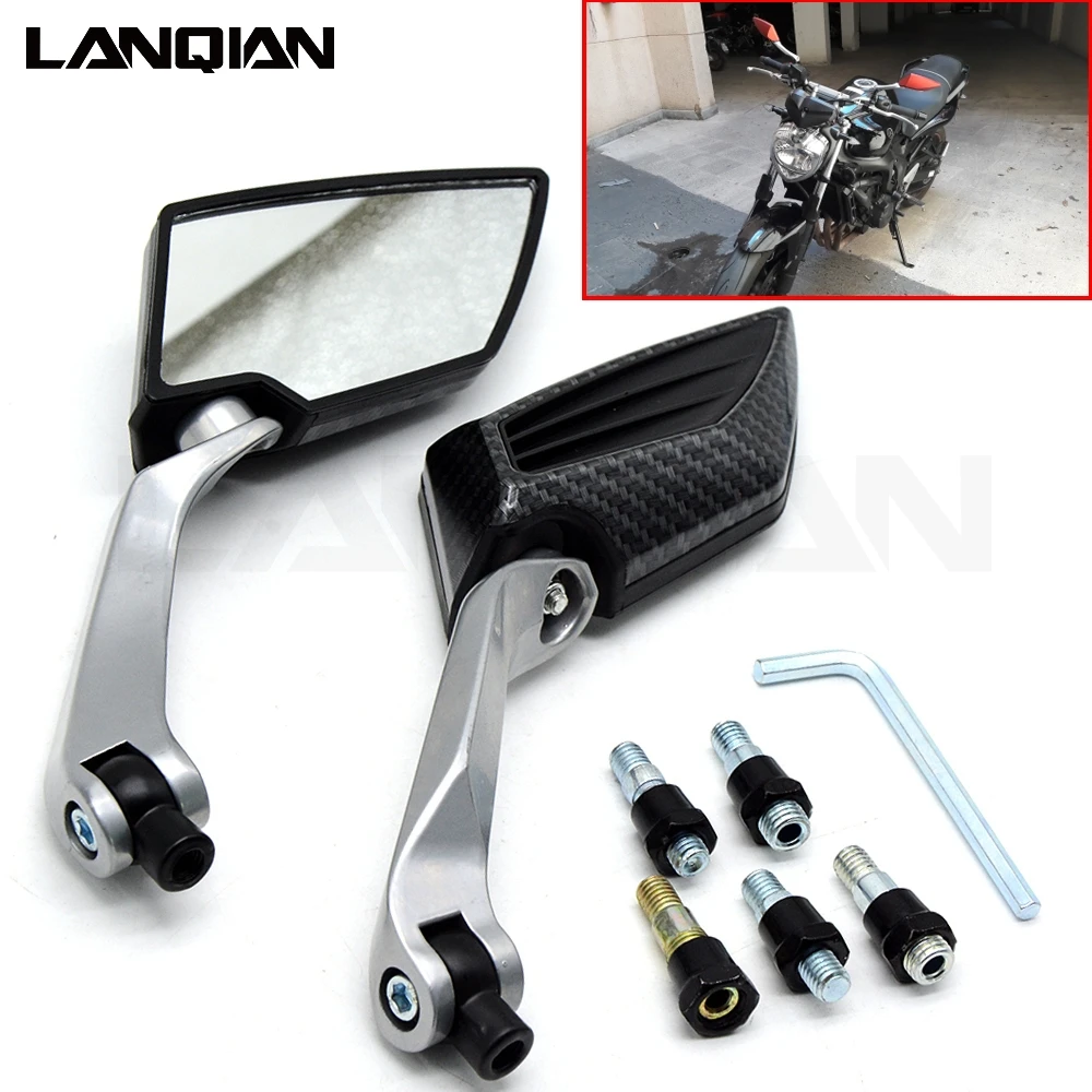 Универсальное складное зеркало для мотоцикла с ручкой боковые зеркала заднего