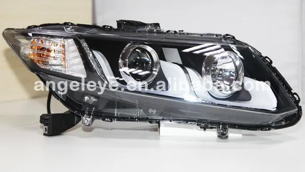 Для Honda Civic Светодиодные ленты типа U Ангельские глазки головного света 2012-2013 год LD