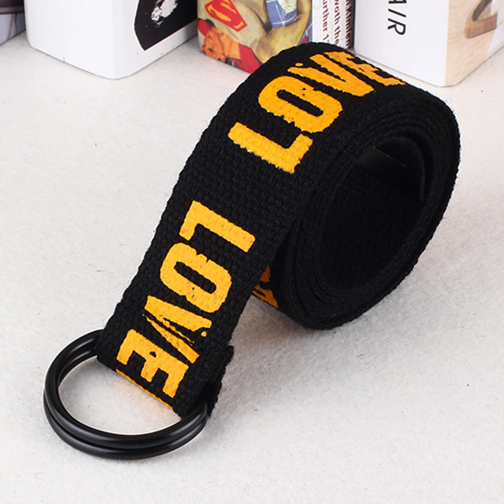 Подарки с буквенным принтом модный пояс d-образное кольцо двойной пряжкой