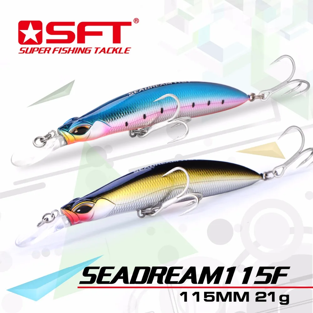 Роскошная серия бренд SFT Seadream 115F 115 мм/21 г искусственная кожа с красивой коробкой