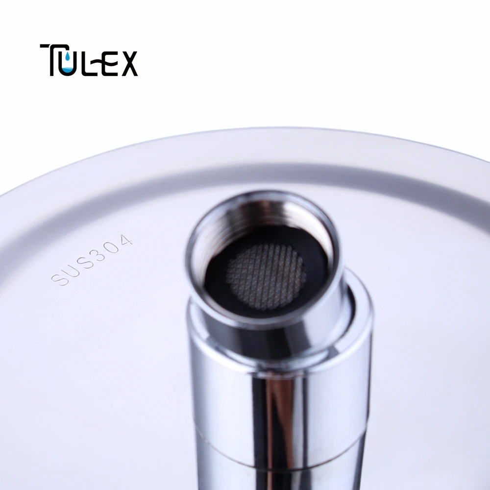 TULEX дождевая насадка для душа, круглая насадка для душа, 6 дюймов SUS 304, насадка для душа для ванной комнаты, аксессуары для душа для ванной комнаты