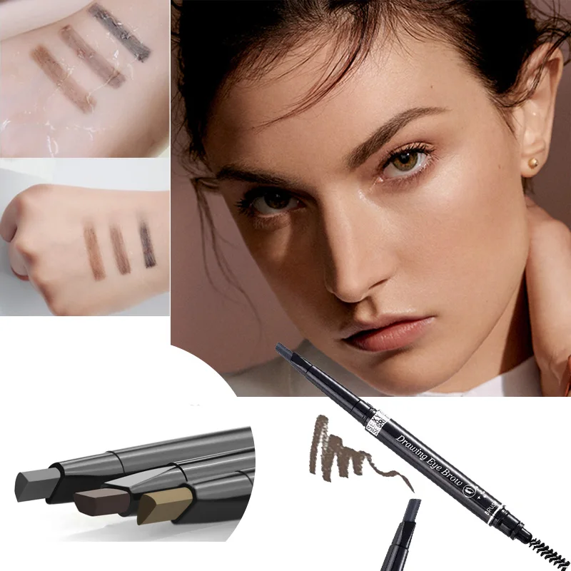 MODELONES EyeBrow Pencil Cosmetics Natural Long Lasting Paint Tattoo Waterproof Black Brown Eyebrow Makeup | Красота и здоровье