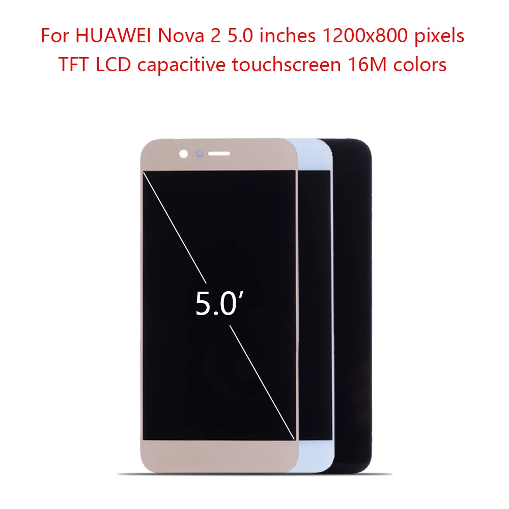 OTMIL для HUAWEI Nova 2 ЖК-дисплей с сенсорным экраном дигитайзер сенсорный экран рамкой