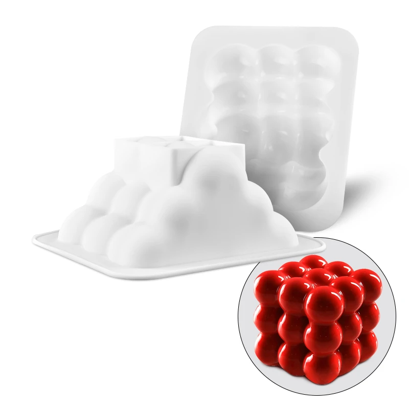Силиконовые 3D торт форма для Мусса антипригарный выпечка тортов формы