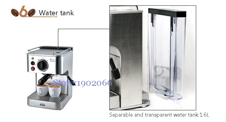 220 V Кофе чайник Espressov Кофе машина