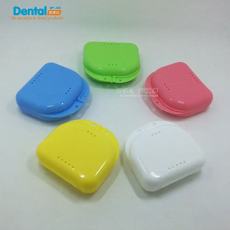 Новинка 2016 2 шт. коробка для зубных протезов с отверстиями стоматологические