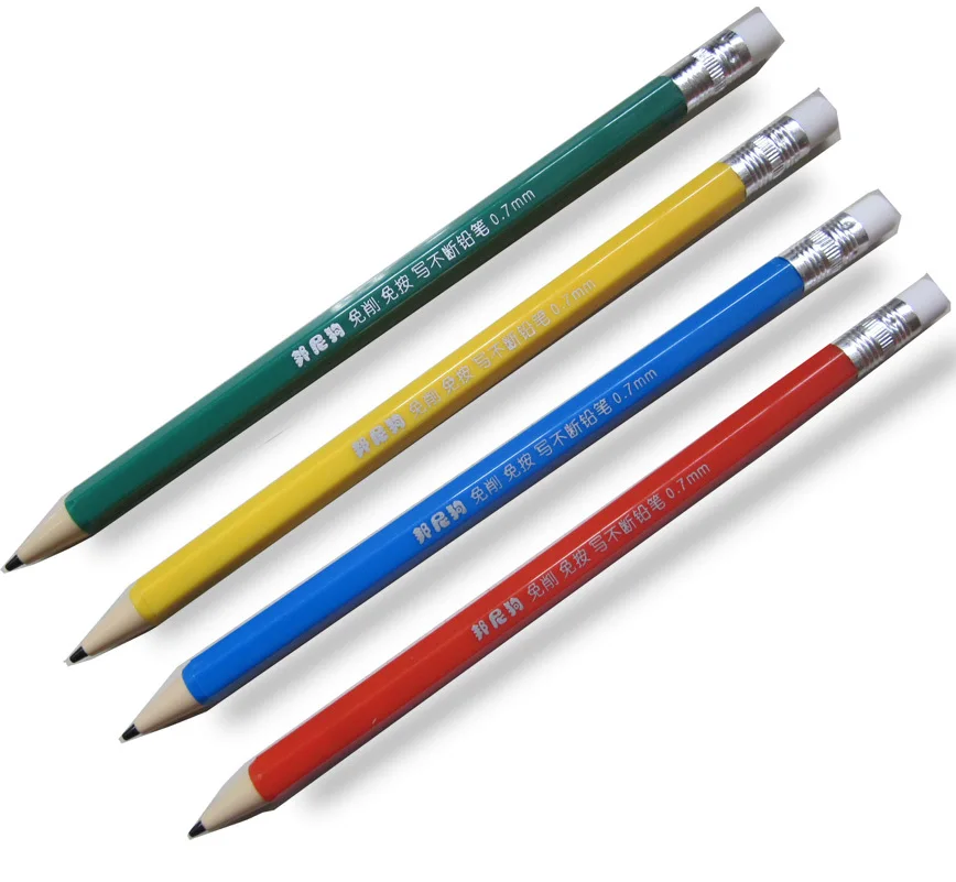 free shipping Bonnie dog unceasingly pencil mechanical pencil 0.5 0.7 mm 2b pen tools 10pcs set