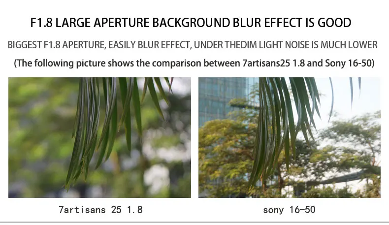 7 ремесленников 25 мм f1.8 портретный объектив APS-C ручной фокусировки для Canon FUJI sony E mount Olympus Panasonic M4/3 крепление A7 A7R III