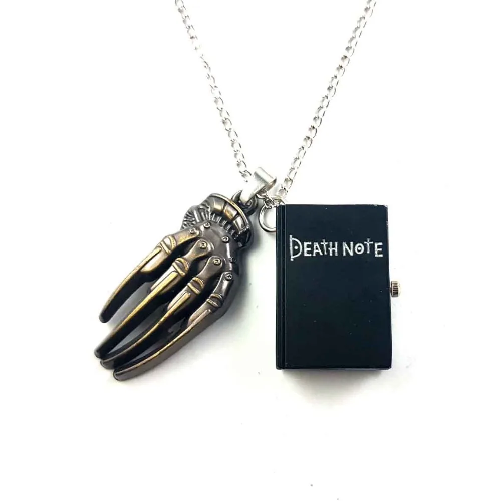 Часы наручные кварцевые с подвеской в виде когтя из черной бронзы|claw pendant|grim reaper