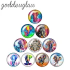 Стеклянные Кабошоны с плоской задней поверхностью, с изображением слонов, разноцветные, 12182025 мм, 10 шт., ZB1172