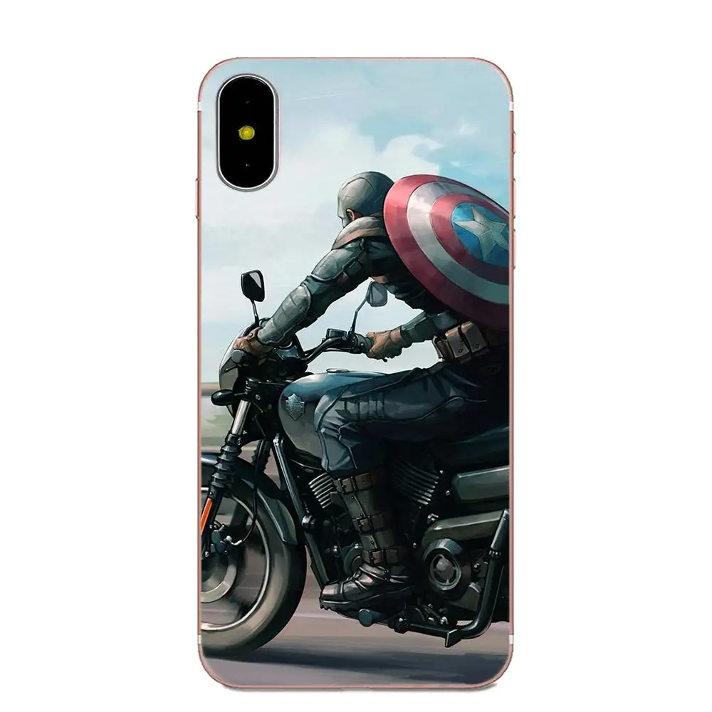 Classic Motorcycle Pattern Hard Phone Case For Apple iPhone 4 4S 5 5C 5S SE 6 6S 7 8 Plus X XS Max XR | Мобильные телефоны и