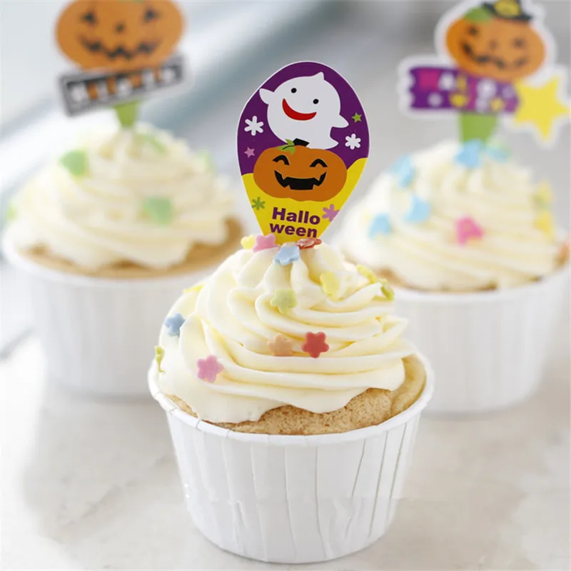 Украшения для торта в виде тыквы 100 шт. Хэллоуин Вечеринка | Дом и сад