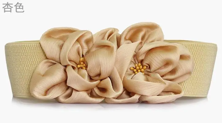 Женская эластичная лента с большим шифоновым поясом идеально подходит для