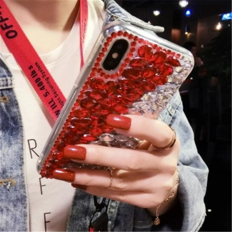 Чехол для телефона XSMYiss с бриллиантами и кристаллами Samsung galaxy S10 S11 E Plus S8 S9 Note8 Note9