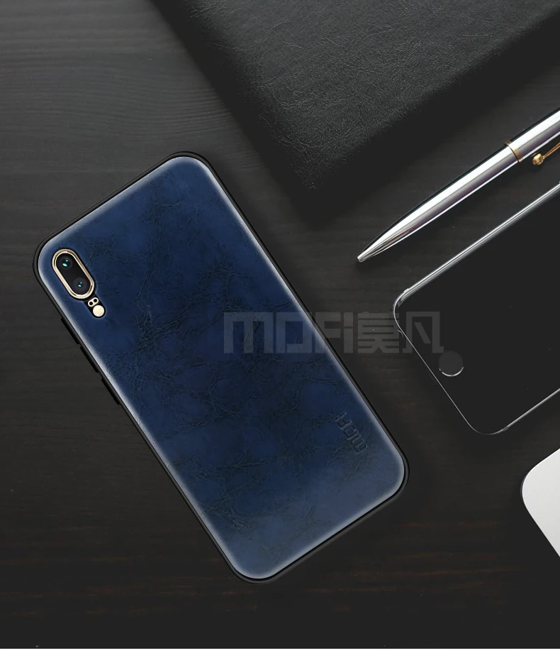 MOFi PU кожа+ чехол из термополиуретана и поликарбоната для huawei P20 5," чехол для телефона полная Защита задняя крышка для huawei P20 чехол