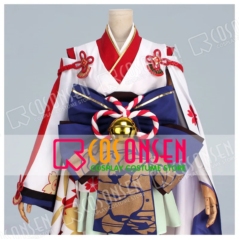 Игра Onmyoji Yuki Onna японское кимоно Косплей Костюм по умолчанию полный комплект