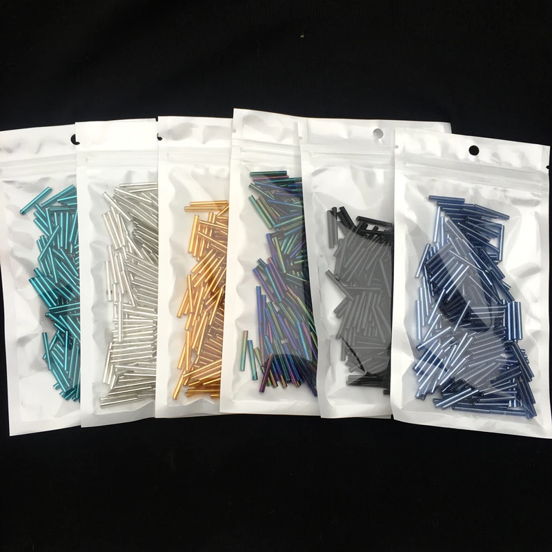 100 шт./лот 2 5*20 мм длинный размер серебряный сердечник чешское стекло Бисер трубка